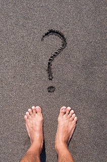 Photo by Marlon Trottmann: https://www.pexels.com/photo/person-standing-on-black-sand-beach-in-front-of-question-mark-5819305/