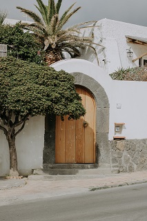 Photo by Nati: https://www.pexels.com/photo/brown-wooden-door-with-green-plant-12346579/
