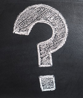 Photo by Pixabay: https://www.pexels.com/photo/question-mark-on-chalk-board-356079/
